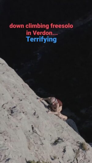 Alain Robert Instagram - This very moment  when you are leaving the horizontal  thst is somehow  symbolizing  life and suddenly  you are confronted  with a 300m vertical is rather drastic . All the more at 60 years old and after a 22 years interruption  without  climbing  on rocks . 
#climbing #freesolo #Rockclimbing #challenge #adventure #adrenaline #masteringfear #climbinginspiration