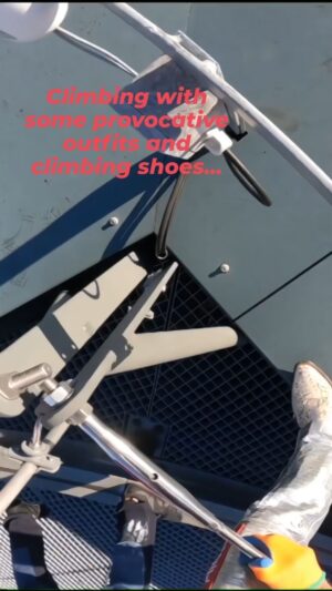 Alain Robert Instagram - Climbing  freesolo  an  easy building  in Frankfurt  nearly as easy as a ladder but in very provocative or badass way as wearing some snakes outfits and cowboy boots . It is a lot more than exentricity  as behind it there is a true message  of tiredness  and not following  the herds . 
#climbing #freesolo #mindset #badass #challenge #climbinginspiration