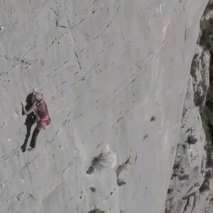 Alain Robert Instagram - it felt so amazing  to climb back some rocks freesolo  and in Verdon  after such long interruption  of 22 years whithout  touching  rocks but also realizing  how much I have missed it and at the same time realizing that it was the true essence of climbing but also my 1st love and the theater of some of my most difficult  ascents freesolo  when I was much younger and definitely  my legacy  that has been  completely  overshadowed  by the buildings  and the mainstream  medias.  At today  a lot of people  are not knowing  what I have accomplished  freesolo  and on rocks as it was before the internet  but as a matter of fact making  history  by climbing  freesolo  the 1st two 5.13d in the climbing history. 
#climbing #freesolo #rockclimbing #adventure #adrenaline #challenge #climbinginspiration
