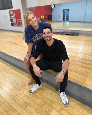Alan Bersten Instagram - We tried to take a really cool video, we settled for some photos 😂 haha 

Honestly we’re having so much fun in rehearsals and I can’t wait for you all to see what we’ve been working on! @jamielynnspears 

Also our producer Simon is hilarious 😂