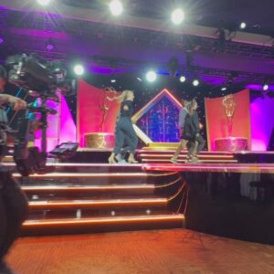 Alan Bersten Instagram - Had the absolute pleasure of choreographing the @daytimeemmys !!! @amandakloots and @mrjerryoc you guys are legends 🕺🏼💃🏻and thank you to @kaylaradomski4 for helping me out!!!