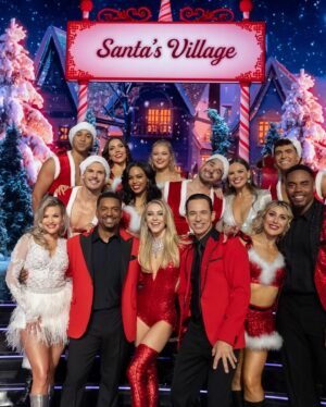 Alan Bersten Instagram - Had the absolute best time with this holiday number!!!! First off I got to choreograph this dance with @brittbenae and I got to dance with @hannahbrown again!!!!!!!!!!! I’m so happy!