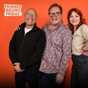 Alan Carr Instagram - A hysterical morning with this bunch! 😂

Hear Alan Carr, Gregg Wallace and Diane Morgan on #FriendsRoundFriday, listen on the Zoe Ball and Friends podcast ✨