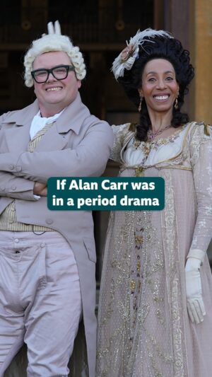 Alan Carr Instagram - Your carriage to the final awaits, @michelleogundehin (and @chattyman!) 👑 #InteriorDesignMasters