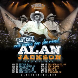 Alan Jackson Instagram - Tickets are ON SALE NOW for #LastCallWithAlan! See Alan one LAST time in your city across the country!

All information at alanjackson.com 

📍 Fri, Aug 2 - Boston, MA
📍 Sat, Aug 24 - Grand Rapids, MI
📍 Sat, Sep 28 - Fayetteville, AR
📍 Sat, Oct 26 - Kansas City, MO
📍 Sat, Nov 16 - Salt Lake City, UT
📍 Sat, Jan 18 - Oklahoma City, OK
📍 Sat, Feb 15 - Fort Worth, TX
📍 Fri, Mar 7 - Orlando, FL
📍 Sat, Apr 26 - Tampa, FL
📍 Sat, May 17 - Milwaukee, WI