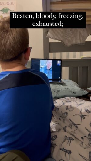 Alan Ritchson Instagram - To celebrate the finale of Reacher Season 2, I wanted to share @alanritchson reading James and the Giant Peach to our boys at bedtime while he was on night-shoots. Beaten, bloody, freezing, exhausted; he remained dedicated to his family; animated voices and all :)