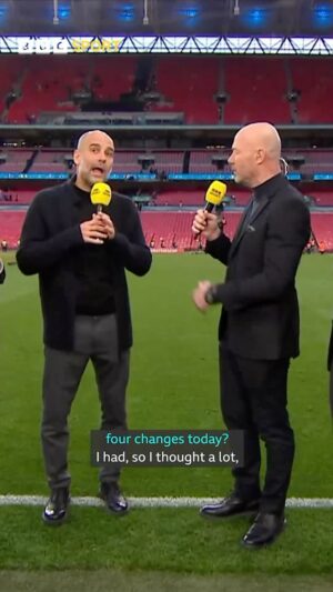 Alan Shearer Instagram - More rotation? 🤔

It was another quick turnaround for Man City. Could they have made more changes? 

#FACup #football #MCFC #ManCity