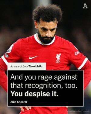 Alan Shearer Instagram - The tension between Mohamed Salah and Jurgen Klopp was obvious last weekend - @alanshearer knows exactly how the Egyptian will have felt.

#LFC