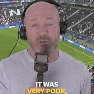 Alan Shearer Instagram - Alan Shearer is not too happy with England’s performance! #BBCEuros #Euro2024 #England