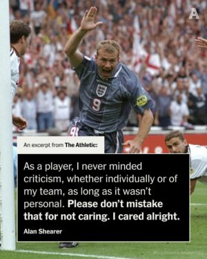 Alan Shearer Instagram - Harry Kane suggested former England players have a "responsibility" to “remember what it is like to wear the shirt” after Gary Lineker described England as “s***” against Denmark.

@alanshearer has his say on being criticised by Lineker as a player, the reality of life in camp, how players feel and why England are struggling.

Link in bio. 🔗