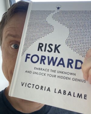 Alan Tudyk Instagram - Love this book. ‘Some people in life  know exactly what they want to achieve, Risk Forward, is for the rest of us.’