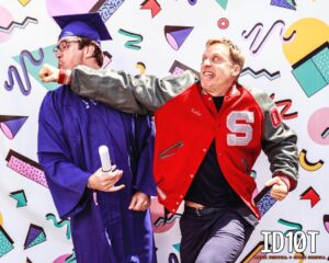 Alan Tudyk Instagram - I’m on The Rookie tonight with my friend and former enemy @nathanfillion . I used to pick on him in high school (pictured here).... but after a unfortunate growth spurt on his part, I sued for peace. (Begged for mercy) anyway, friends now, and acting tonight Sunday on ABC.