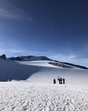 Alan Tudyk Instagram - Happy Holidays! There is a season 3 of Resident Alien coming soon in the New Year:) this is us filming up on the glacier last year. I suggest a season 4 where Harry suddenly prefers beaches. Just for variation