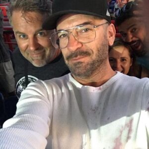 Alan van Sprang Instagram - Amazing night at the @smashingpumpkins and @themightyi concert!!! Wine was spilled all over me so had to buy concert shirts!! Best nights with my best friend @thebelange9