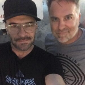Alan van Sprang Instagram - Amazing night at the @smashingpumpkins and @themightyi concert!!! Wine was spilled all over me so had to buy concert shirts!! Best nights with my best friend @thebelange9