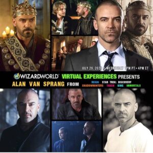 Alan van Sprang Instagram - Hey come and check us out today for a free #REIGN panel today at 1PM Pacific/4pm Eastern.
With @torrancecoombs @jonnykanyon and Craig Parker. @wizardworld you can also get autographs and personal face chats through website in my bio.