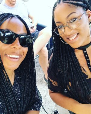 Alana Mayo Instagram - grown x gorgeous "little" cousin.