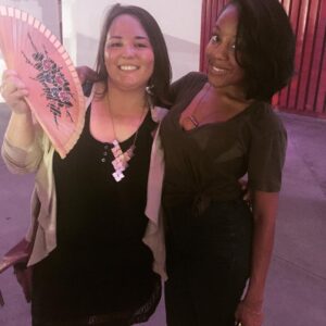 Alana Mayo Instagram - When @smashrey brings her fan.
