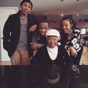 Alana Mayo Instagram - finally a family photo that doesn't involve pajamas.