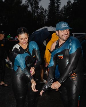 Alanis Desilets Instagram - On a pas nager, mais les shots les plus sick sont celles qui disent le contraire. 😂🐠

My forever partner @jgiguere26 

Merci mon ami 📸 @guillaume.stamand 

Recap sous peu. Merci à tous ceux qui étaient là, l'organisation & les bénévoles. @immonttremblant @monttremblant