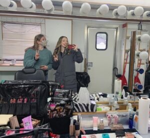 Alaska Leigh Instagram - thank you for making me pretty everyday 🤍
(& you also @marialaraartistry )
•
•
•
#peepthepurple #film #filming #circus #hairandmakeupartist