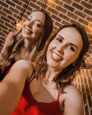 Alaska Leigh Instagram - obligatory fairy light photos on the happiest day 💫
… there may have been ‘a few’ tears shed 😅
🖤 @ashaweeeee_ & @c.aitsarah 🖤