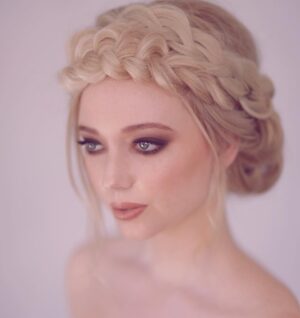 Alaska Leigh Instagram - Hair and Makeup by @powder_room_weddings 💕