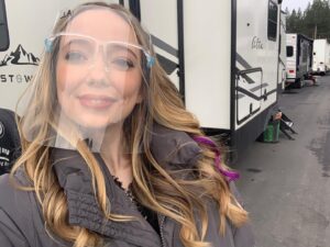 Alaska Leigh Instagram - ☼ happy ☼
•••••••••••••
#faceshield #peepthepurple💜