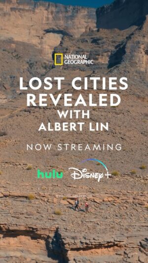Albert Yu-Min Lin Instagram - Streaming NOW to Disney plus and Hulu!!! Congrats to the whole of the Lost Cities team on this incredible journey. Also thank you to all of you who watch and engage this content.  Stories are the fabric of who we are, So so grateful that the world still is full of people like you who are hungry for the stories of our shared humanity. 
.
#lostcitieswithalbertlin #lostcitiesrevealedwithalbertlin #streaming #premier @disneyplus @hulu @natgeotv
