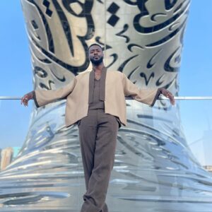 Aldis Hodge Instagram - Another year, another amazing @dubaiwatchweek 

I must say this show just continues to get better and better every single time. I must congratulate Hind Seddiqi and your entire team on continuing to raise the bar, curating such an amazing experience for the watch-loving community and for us watchmakers. 

Trust me, if you have not been, this is the event you do not want to miss.

I can’t wait for the next one.

Brown outfit by @hafidcollection 👌🏿✨