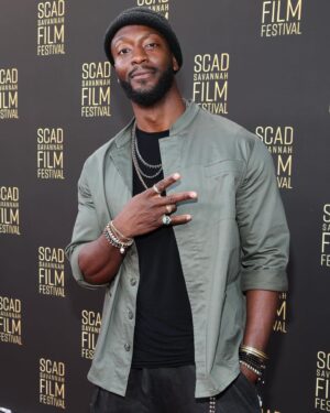Aldis Hodge Instagram - Had an amazing time at the SCAD Film Festival. I got the opportunity to share my journey and left truly inspired by the incredible talent and passion of the next generation of artists. Your creativity and drive are a force to be reckoned with 👌🏿✨