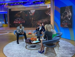 Aldis Hodge Instagram - @goodmorningamerica! Had an amazing time with the crew. Always love stopping by. 

🎨 cred: @taralauren 
🕺🏾 cred: @waymanandmicah