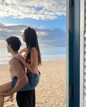 Alec Golinger Instagram - Beach box 🏡 
*
*
*
#summer #beachlife #beach #sunset #fun #life #vibes #beachhouse #ocean #sky #clouds #swim #swimming
