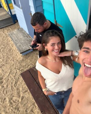 Alec Golinger Instagram - Beach box 🏡 
*
*
*
#summer #beachlife #beach #sunset #fun #life #vibes #beachhouse #ocean #sky #clouds #swim #swimming