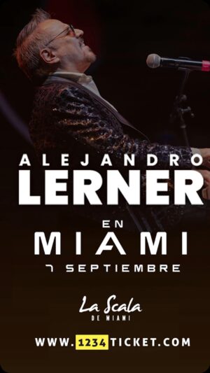 Alejandro Lerner Instagram - ¡Celebrando y recorriendo Miami!
@alelernerok Nos vemos el 7 de Septiembre en @lascalamiami 
Compra tus tickets en 1234ticket.com