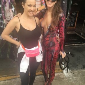 Alessandra Torre Instagram - These are pictures from back in 2017, at my first ever #fantasyfest. My #bodypaint was done by @mkarts and @hipzilla - if you are in #keywest be sure to swing by Irish Kevins to see M’s team at work and schedule your own paint. 🥳🤩
