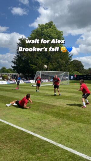 Alex Brooker Instagram - You alright there, Alex? 🤣💙

Training camp 🔜⛺️⚽️

#SoccerAid #Reels