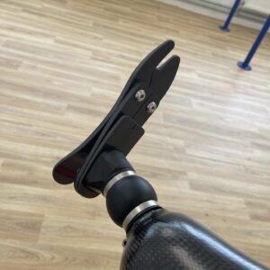 Alex Brooker Instagram - Big fan of how surprised my prosthetic foot looks. As if it’s saying “I know, I thought there would be a real one here too” #facesinfeet #content