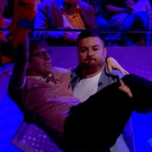 Alex Brooker Instagram - Always protect the people you love (from confetti and little bits of puzzle)