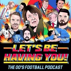 Alex Brooker Instagram - A whole new era! A whole new podcast!
Let’s Be Having You: The 00s Football podcast
Hosted by @cjscull, @alex_brooker and producer @nick_lustig28 
Out on Monday!