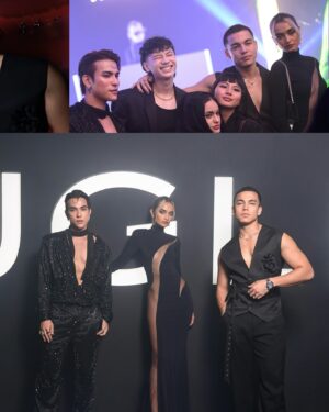 Alex Diaz Instagram - It’s an #AlienInvasion with @muglerofficial🌌🛸 
Swipe to witness the journey➡️👽

In @chynnamamawalatelier @homuradesign and @hm 

#muglerparty #mugler
#singapore #marinabaysands #AlienHypersense #MuglerAngel