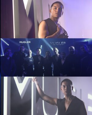 Alex Diaz Instagram - It’s an #AlienInvasion with @muglerofficial🌌🛸 
Swipe to witness the journey➡️👽

In @chynnamamawalatelier @homuradesign and @hm 

#muglerparty #mugler
#singapore #marinabaysands #AlienHypersense #MuglerAngel