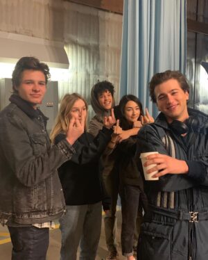 Alex Fitzalan Instagram - @thesociety landed on Netflix 5 years ago (give a few days I’m a little late here), looking back at a real special time, it’s how most of you reading this found me and I’ll be forever grateful. Wish we got to do an s2 to close it out, I’m as bummed as you are. Please enjoy my trip down memory lane w some pics I never got around to sharing. 
Lots of love, Fitz ❤️❤️