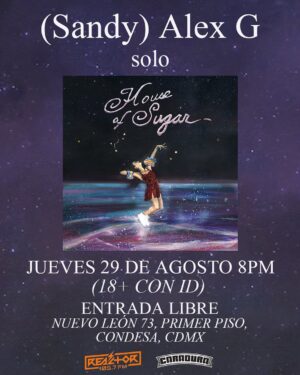 Alex G Instagram - playing solo in mexico city on aug 29