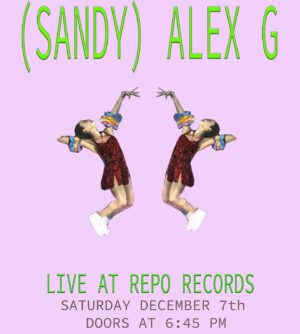 Alex G Instagram - solo set at repo records in philly tomorrow. it's free / first come, first served.