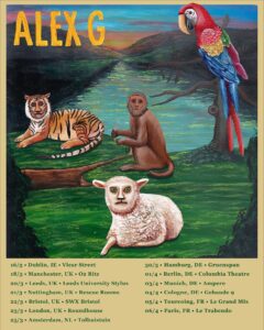 Alex G Instagram - Cross the Sea out now

video by Elliot Bech

added a 2nd show at 9:30 Club in DC on 11/16
upgraded Montreal to MTELUS
all US, UK, EU shows are on sale