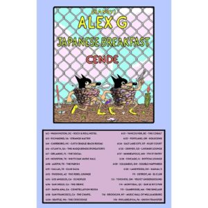 Alex G Instagram - new tour coming up