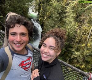 Alex Garfin Instagram - ROAD TRIP PART 1… Alex and Bailey conquer the west…. Couldn’t have asked for a trip. Idaho will always be legendary. Waffles and moreeee.