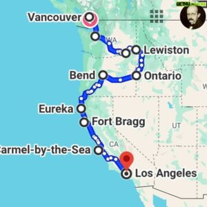 Alex Garfin Instagram - ROAD TRIP PART 1… Alex and Bailey conquer the west…. Couldn’t have asked for a trip. Idaho will always be legendary. Waffles and moreeee.