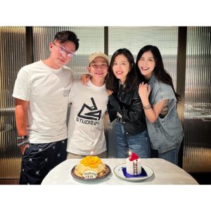 Alex Lam Chi-Sin Instagram - ❤️之前飯局413❤️
當日其實係慶祝返乖乖
生日嘅願望去海洋公園
多謝三位遷就同我慶祝
最後阿妹仲買蛋糕入嚟
多謝你哋三位同埋世伯
請我食左餐名貴生日飯
❤️❤️❤️❤️❤️❤️❤️❤️